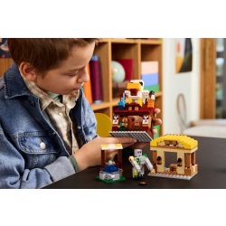 Klocki LEGO 21273 Atak balonowego Ghasta na wioskę MINECRAFT